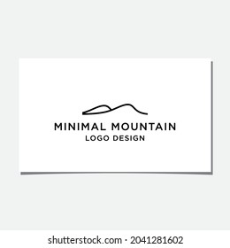 MOUNTAIN SIMPLE LINE LOGO DESIGN