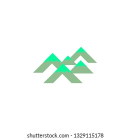 Mountain simple logo design
