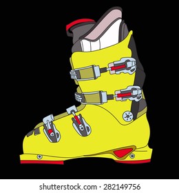 Mountain ski boot