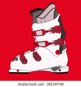 Mountain ski boot