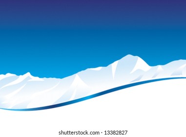 Mountain and sky