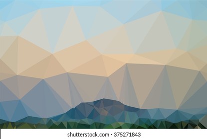 Mountain with sky background pattern geometry