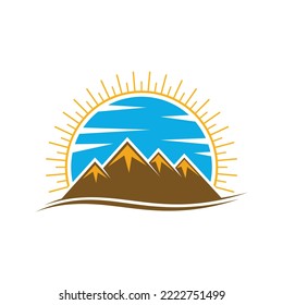Logo-Vorlage für Berghimmel