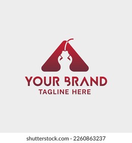 Mountain and Snake Logo Suitable for your all business related to it