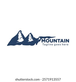 Mountain sport company design logo