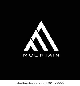 Mountain Sport Simple Flat Logo Concept Stock Vector (Royalty Free ...