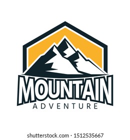 Mountain sports logo, simple and easy to remember