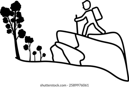 mountain summer travel hiking walk adventure camping trekking 7569