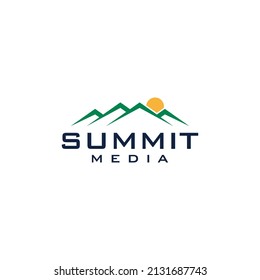 Mountain Summit Logo Design Template