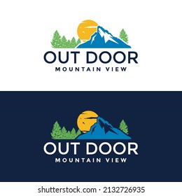 Mountain Summit Logo Design Template