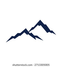 elemento de design de contorno de cume de montanha