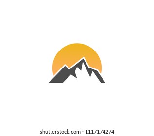 Mountain sun logo 