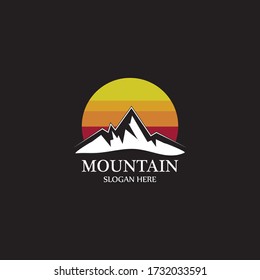 Designkonzept für das Mountain-Sun-Logo
