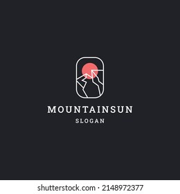 Motiv für das Motiv des Motivs für die Bergsonne
