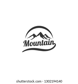 mountain and sunrise logo inspiration