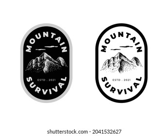 Mountain Survival Logo Design Concept