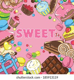 mountain of sweets