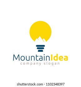 Mountain symbol idea light