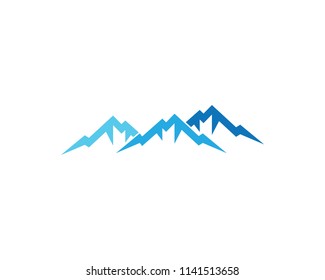 Mountain symbol illustration