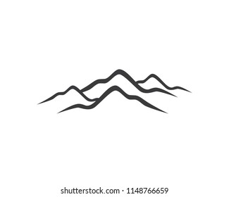 Mountain Geometry Contour Line Concept Minimal Stock Vector (Royalty ...