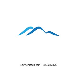 Mountain symbol illustration