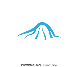 Mountain symbol illustration