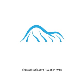 Mountain symbol illustration