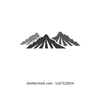 Mountain symbol illustration