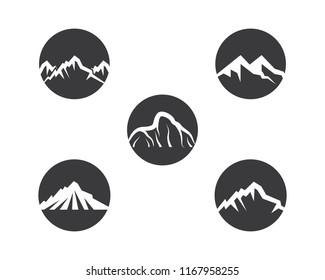 Ilustración de símbolo de montaña