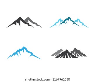Mountain symbol illustration