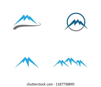 Mountain symbol illustration
