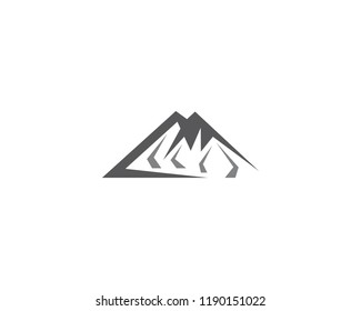 Mountain symbol illustration