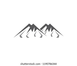 Mountain symbol illustration