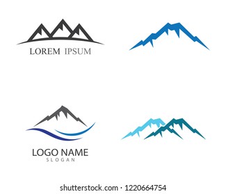 Mountain symbol illustration