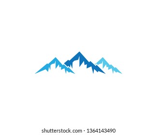 Mountain symbol illustration