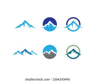 Mountain symbol illustration
