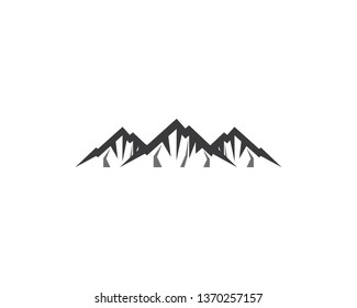 Mountain symbol illustration