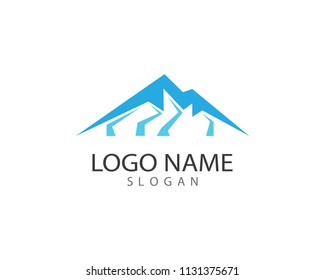 Mountain symbol illustration design