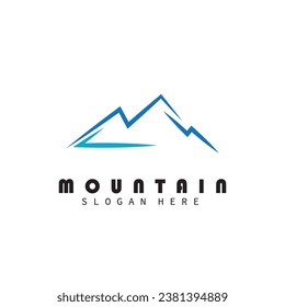 mountain symbol logo vector design ilustration