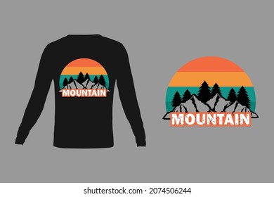 Mountain  t shirt design The Best Mountain T-shirt 