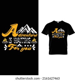 archivo vectorial de diseño de camiseta de montaña