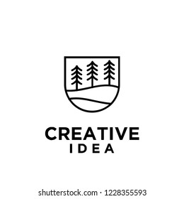 Mountain timber adventure logo design inspiration