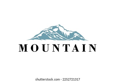 Mountain Top Peak Everest Mount logo design