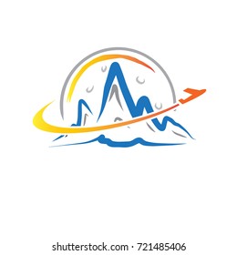 mountain travel logo