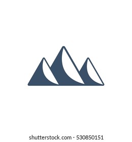 Mountain Travel Vector Logo Design Element