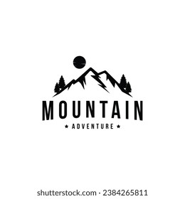 mountain and tree logo design ideas