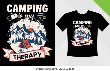 mountain t-shirt design template eps file for mountain vector
