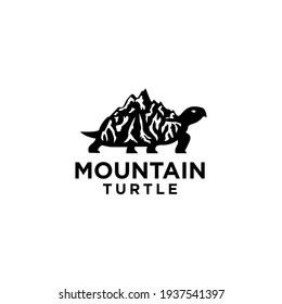 Mountain Turtle Logo Vector And Vintages Templates