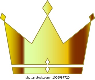 Mountain type gold crown.eps
This is a vector illustration.
