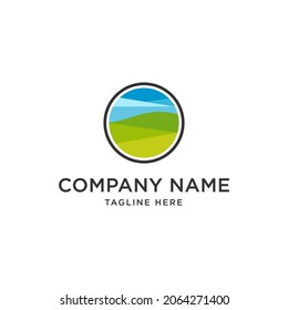 Mountain Valley logo design template